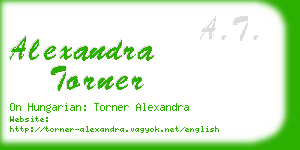 alexandra torner business card